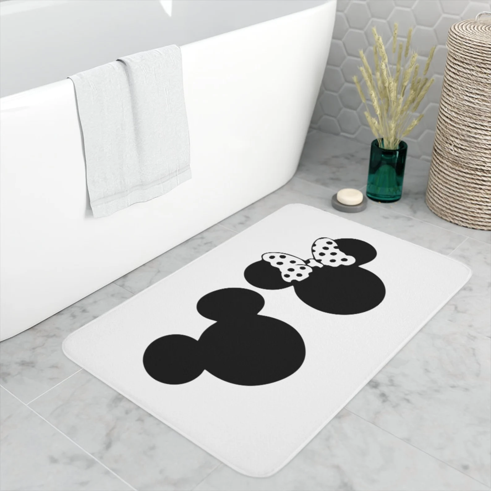 disney bath memory foam mat