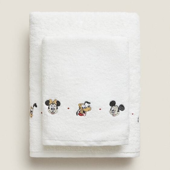 Mickey Minnie Towels Zara