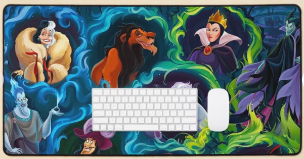 Disney villains desk mat